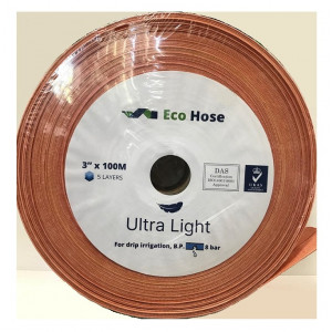 ЛФТ 3" (5 слоев, 3 атм.) полиэтиленовый оранжевый Ultra Light / Eco Hose