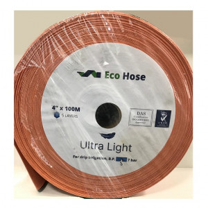 ЛФТ 4" (5 слоев, 2,4 атм.) полиэтиленовый оранжевый Ultra Light / Eco Hose